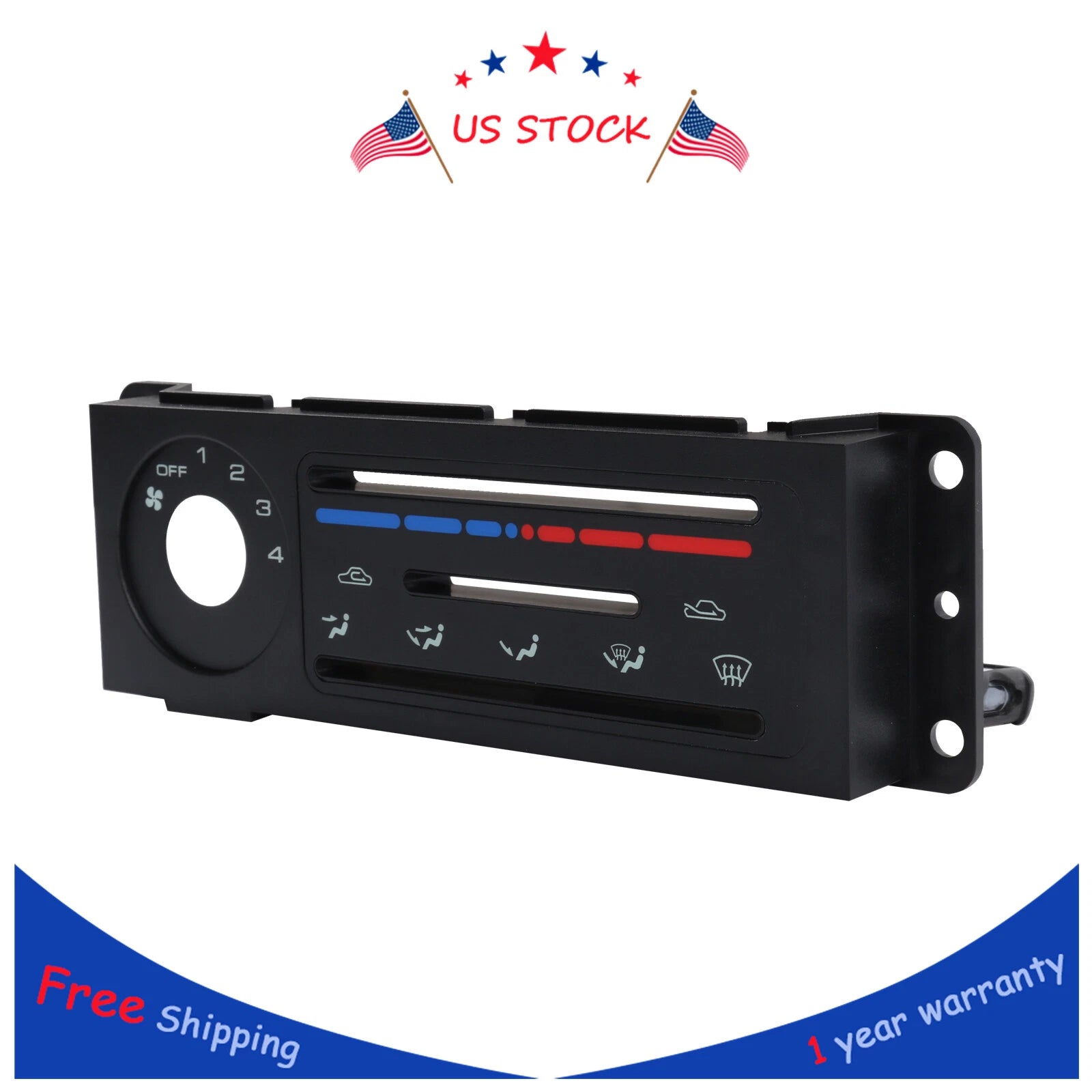 AC Heater Control Panel Plate for Mazda Miata (1990–1997)
