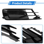 1pc Fog Light Grill for Audi A6 C7 (2014–2018) No. 4G0807682AD Black