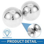 Set of 2 Precision 40.0mm Steel Ball Bearings G40 for Automotive Use