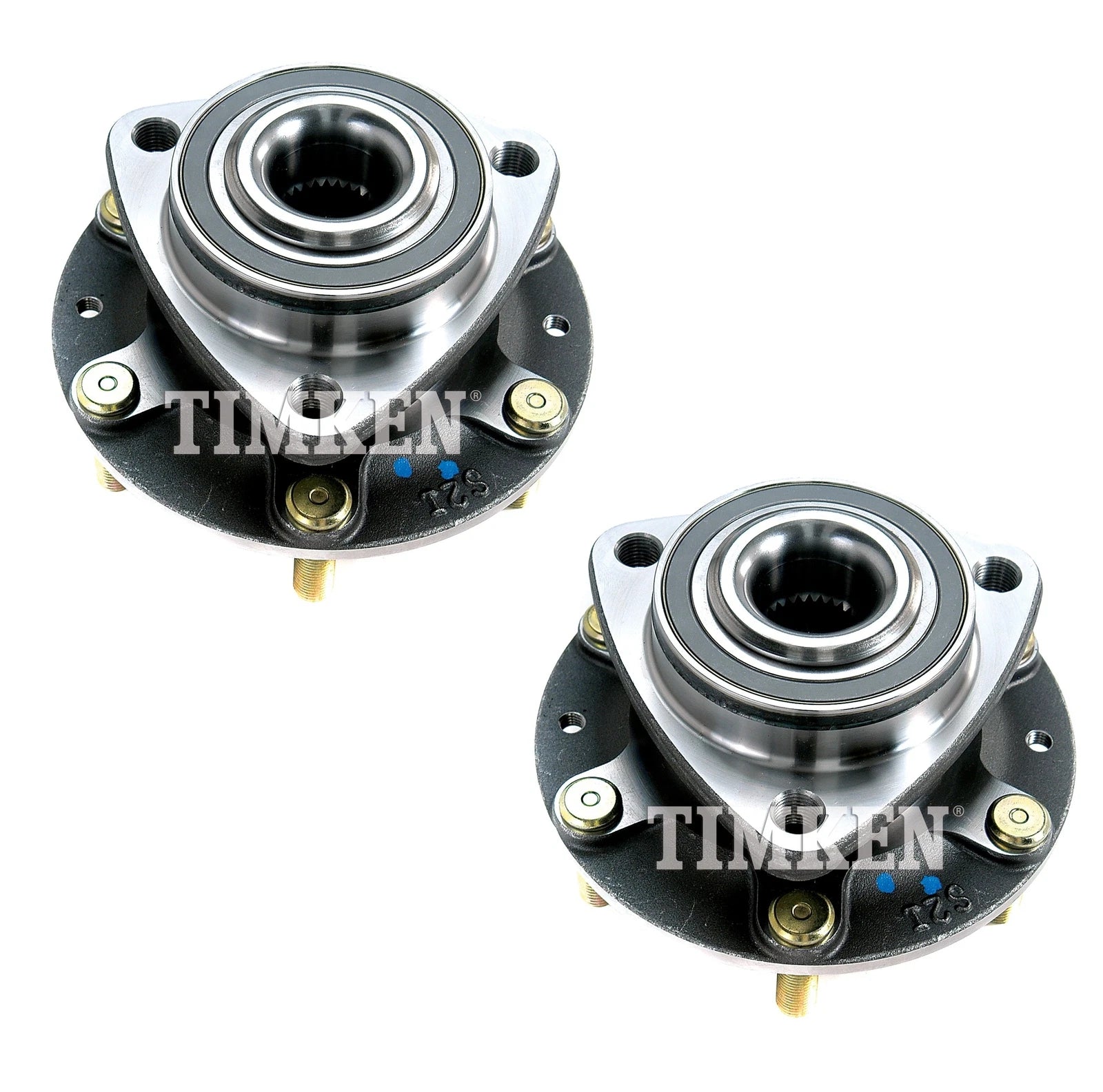 Set of 2 Front Timken Wheel Bearing Hub Assemblies for Hyundai Kia (FWD)