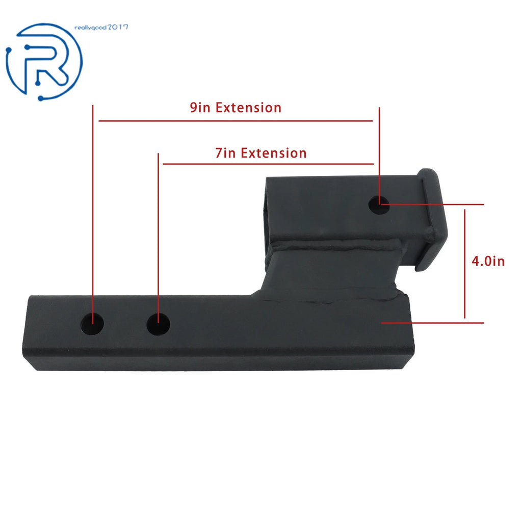 2 Inch Receiver Hitch Extension for Universal Use (7500LB, 4 Inch Lift)