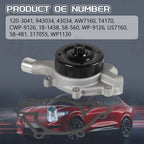 AW7160 Water Pump for Dodge Ram 1500, Dakota (1999–2003) 3.9L 5.2L 5.9L