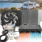 12V Electric Cool & Heat Underdash Air Conditioner for Universal Vehicles