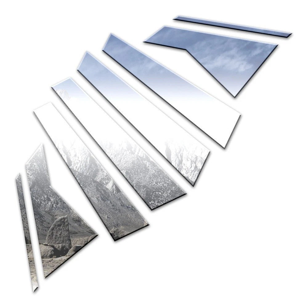 8pc. Luxury FX Stainless Steel Pillar Post Trim for 2015-2017 Chrysler 200