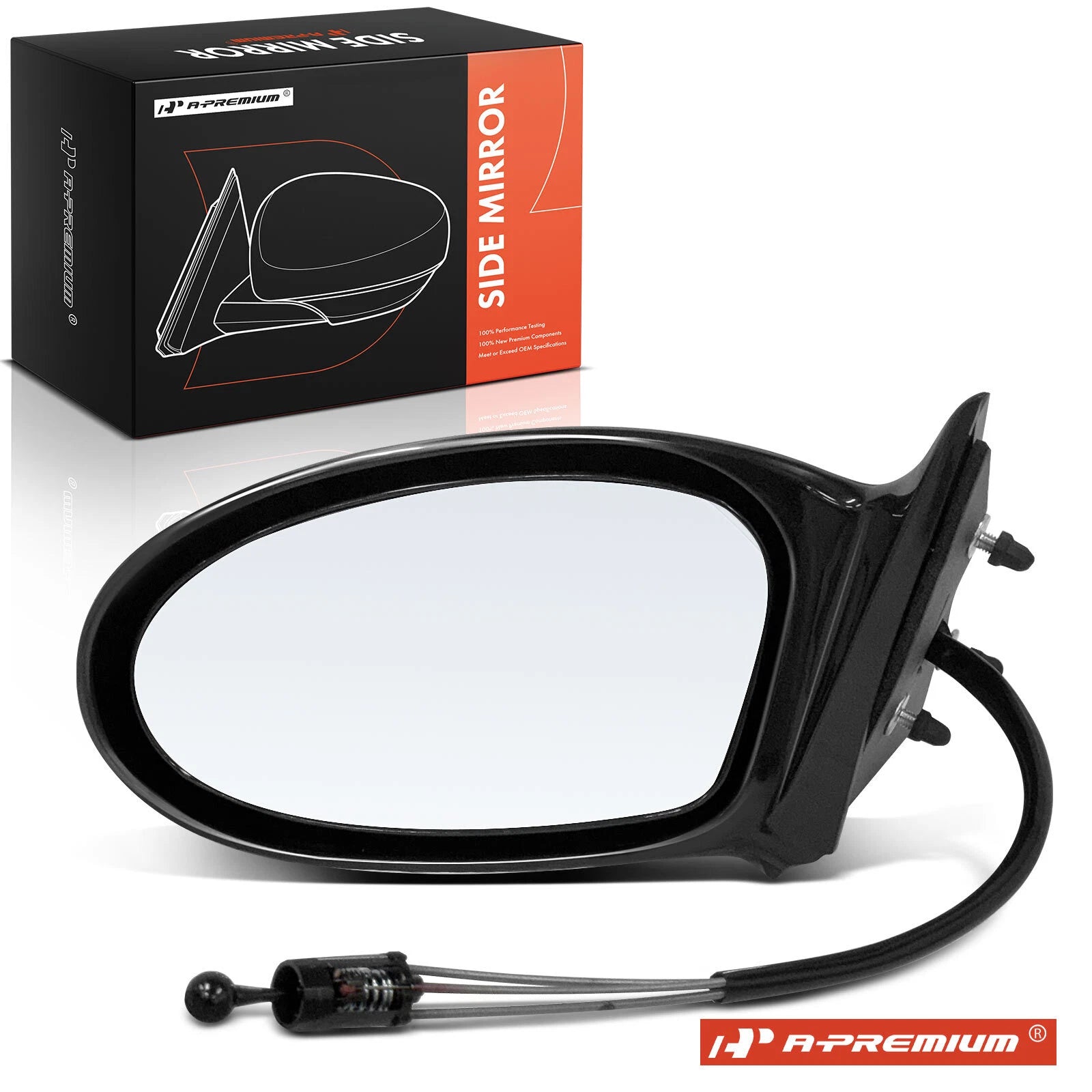 Driver Manual Mirror with Manual Folding for Pontiac Grand Am (2002–2005)