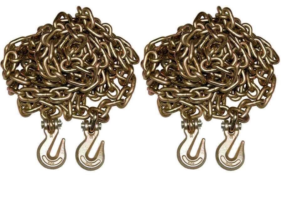Set of 2 Tow Chain Tie Down Binders for Flatbed Truck Trailer
