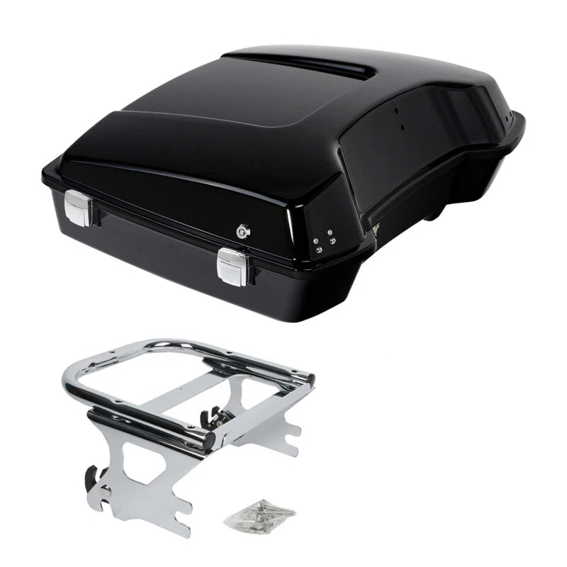Razor Trunk with 2X Chrome Mount Rack for Harley Touring (1997–2008)