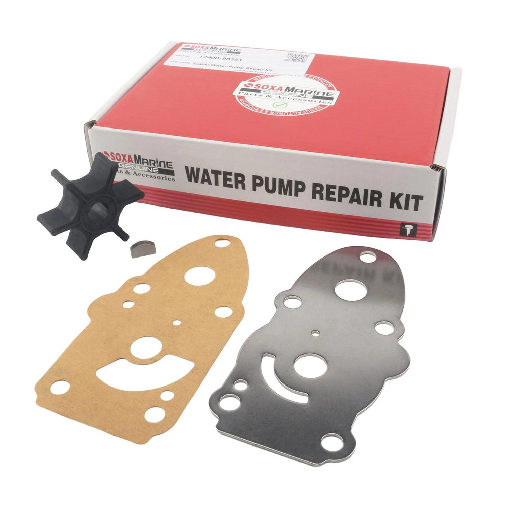 Water Pump Impeller Repair Kit for Suzuki DT 6 8 9.9 15 HP (1978–1999) 17400-98551 18-3259