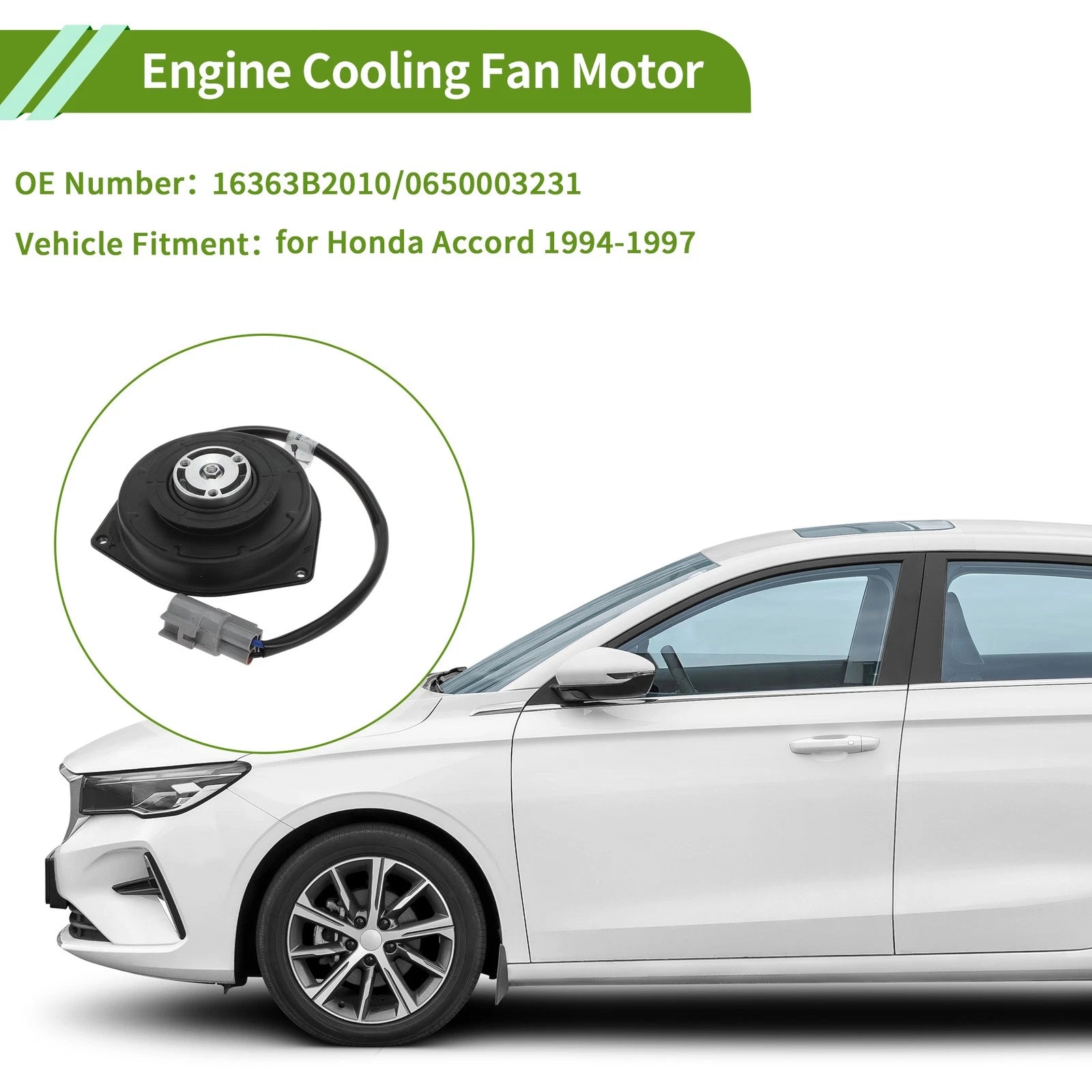Radiator Fan Motor for Honda Accord (1994–1997) No. 16363B2010