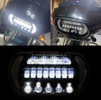 LED Headlight for Road Glide (2015–2024) Hi/Lo DRL Yellow Turn Signal Projector