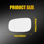 Set of 2 Heated Door Mirror Glass for Volvo C70 V50 S40 (2011–2012)