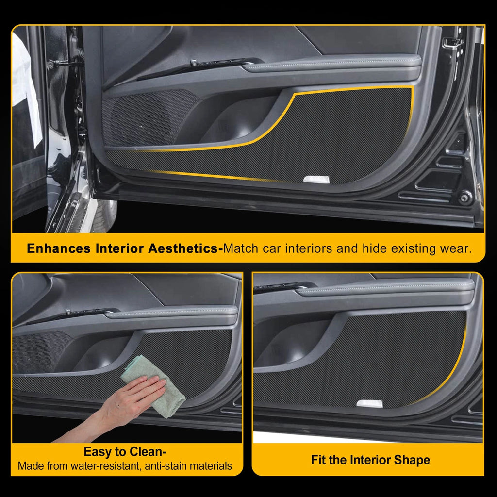 Car Door Anti Kick Pad Sticker Scratch Protector for Toyota Camry (2018–2025)