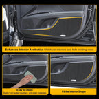 Car Door Anti Kick Pad Sticker Scratch Protector for Toyota Camry (2018–2025)