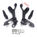 Set of 2 Rear Foot Pegs Rest Bracket for Kawasaki Ninja 400 (2018–2024) Z400 (2019–2024)