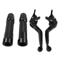 Black Extendable Brake Clutch Levers Grip Set for BMW S1000R S1000RR (2010-2023)