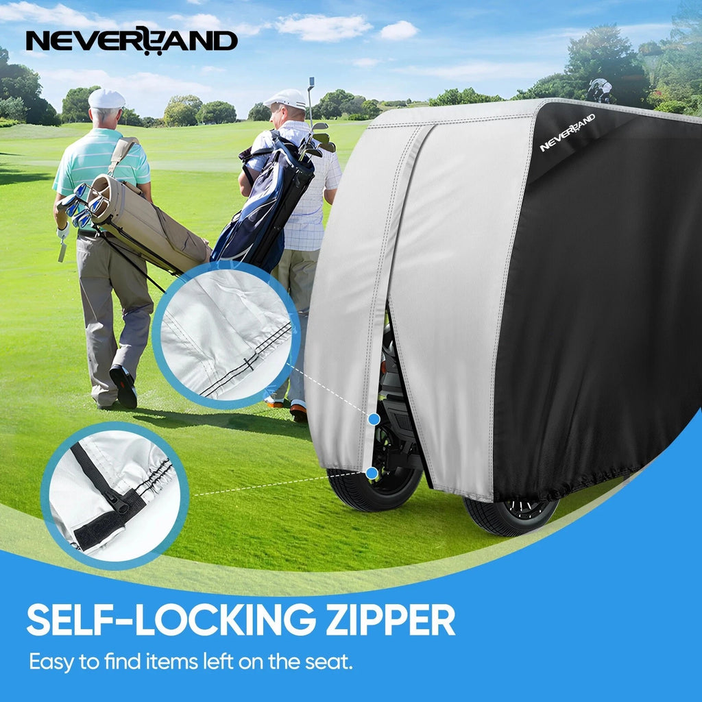 Golf Cart Cover for EZGO, Club Car, Yamaha (4 Passenger)