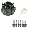 Distributor Rotor Cap & Spark Plugs Kit for Chevrolet G30 (1987)