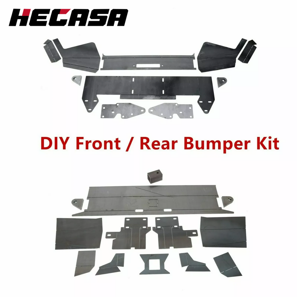 Front Winch Bumper / Rear Bumper Kit for Jeep Cherokee XJ (1984–2001)