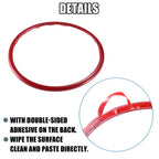 Steering Wheel Cover Trim for Mazda 3 (2014–2023) Red