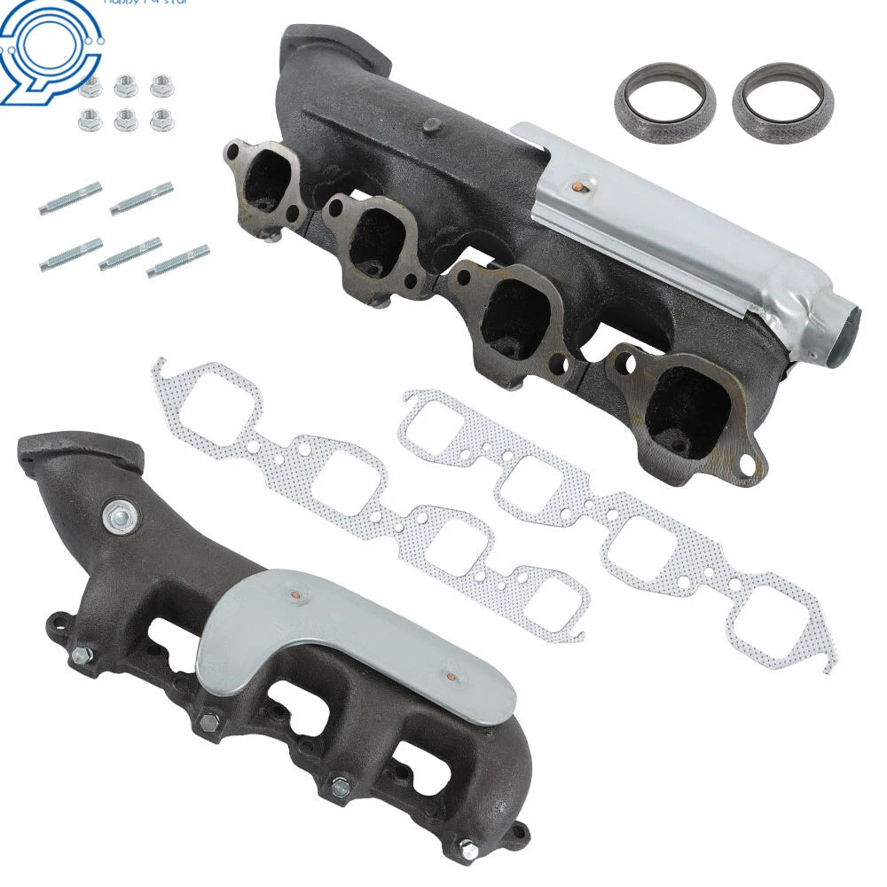 2X Exhaust Manifold Kit for Chevrolet C1500 GMC K3500 (1988–1995)