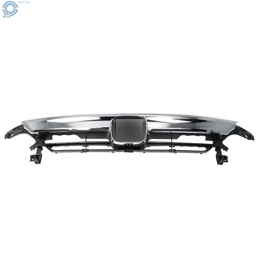 Set of 2 Front Bumper Upper Grille for Honda Accord (2021–2022) Black