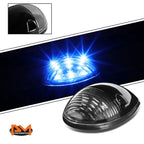 3Pcs Cab Roof Running Light Black Housing Blue LED for Silverado/Sierra (2002–2007)