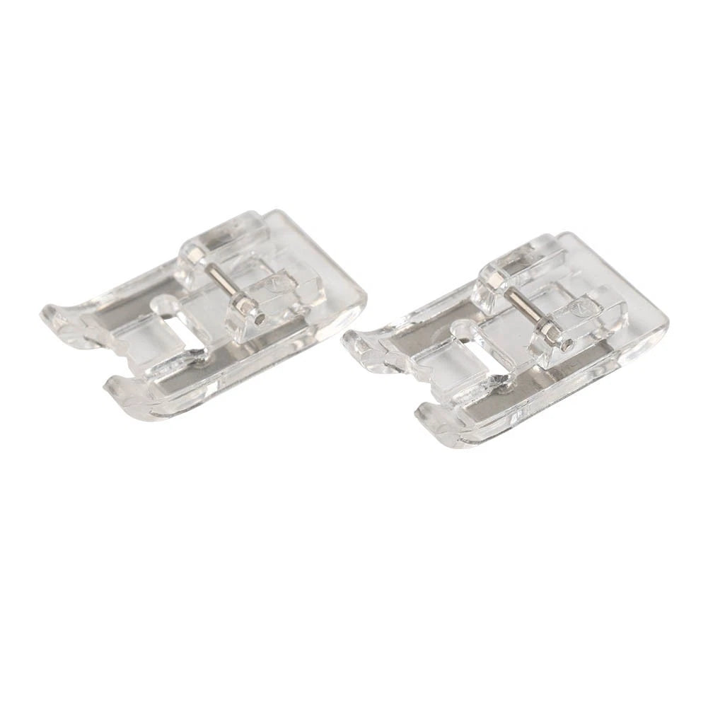 2 Pcs Satin Stitch Snap-On Presser Foot for Juki Singer Janome