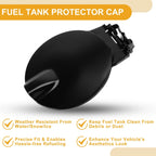 Fuel Tank Door Cap for Chevy Colorado 2004-2012 Fuel Filler Flap Cover Black