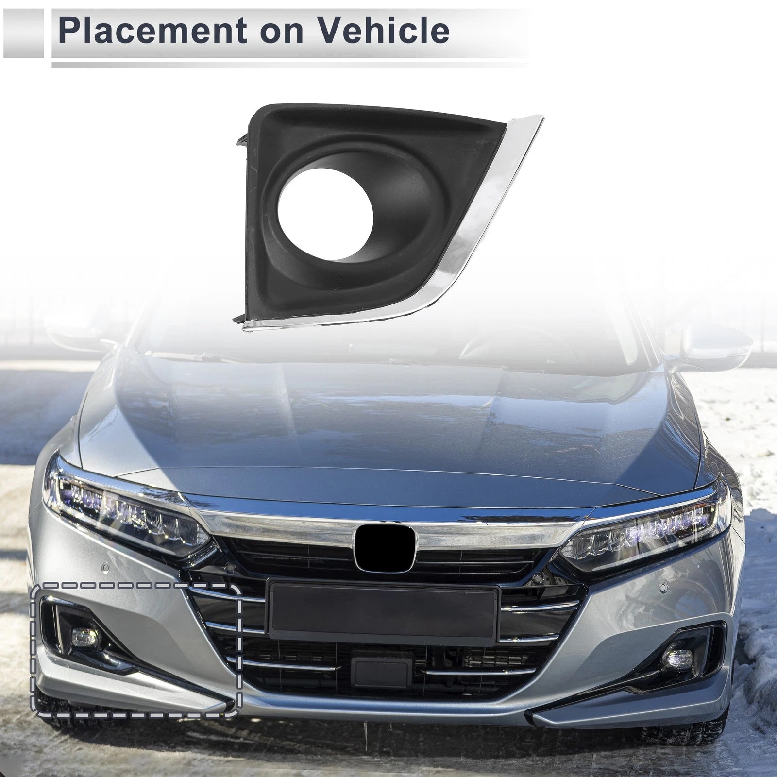 1 Pc Fog Light Grill for Toyota Corolla (2014–2017) No. 5203002190