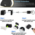 OBD II Port Lock Security Tool for Car Diagnostic Port Protector