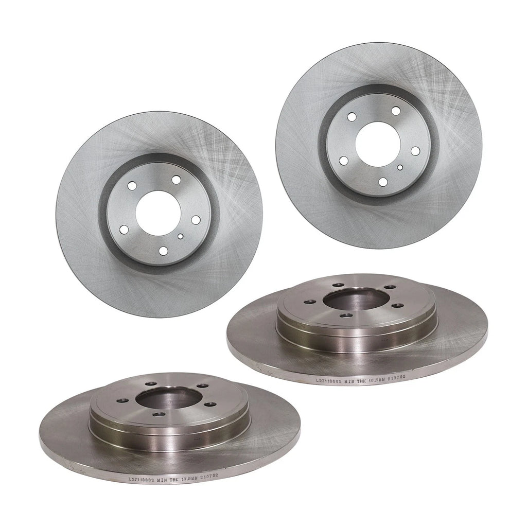 Front and Rear Disc Brake Rotors for Lincoln Aviator (2003–2005)