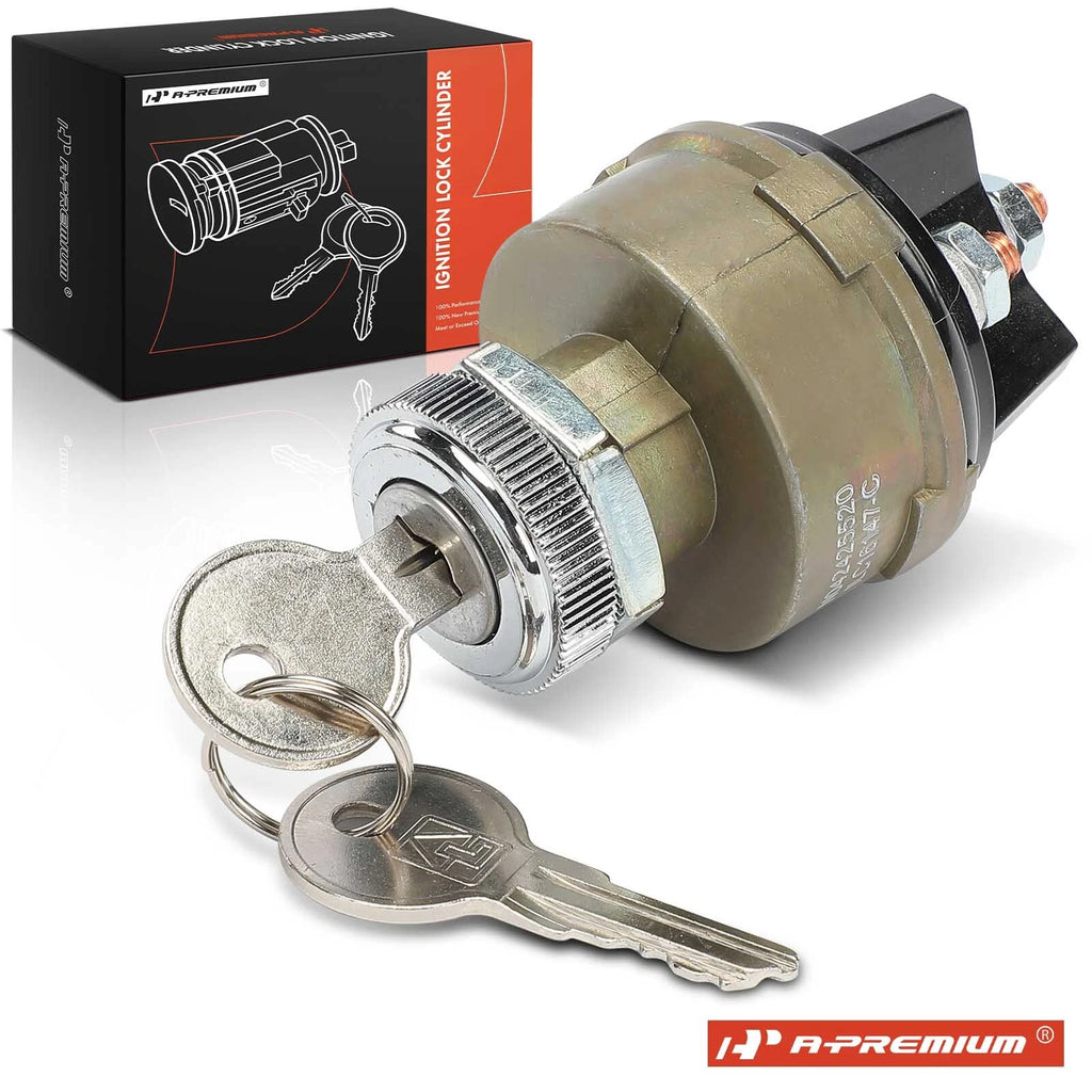 Ignition Lock Cylinder with 2 Keys for Jeep CJ5 Wagoneer (1962–1972)