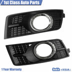 Set of 2 Fog Light Cover Bezel Trim Chrome for Cadillac SRX (2010–2016)