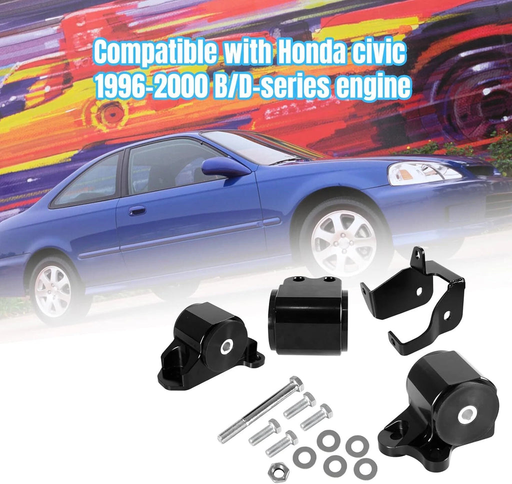 Engine Swap Motor Mount Kit for Honda Civic EK B-Series D-Series (1996–2000)