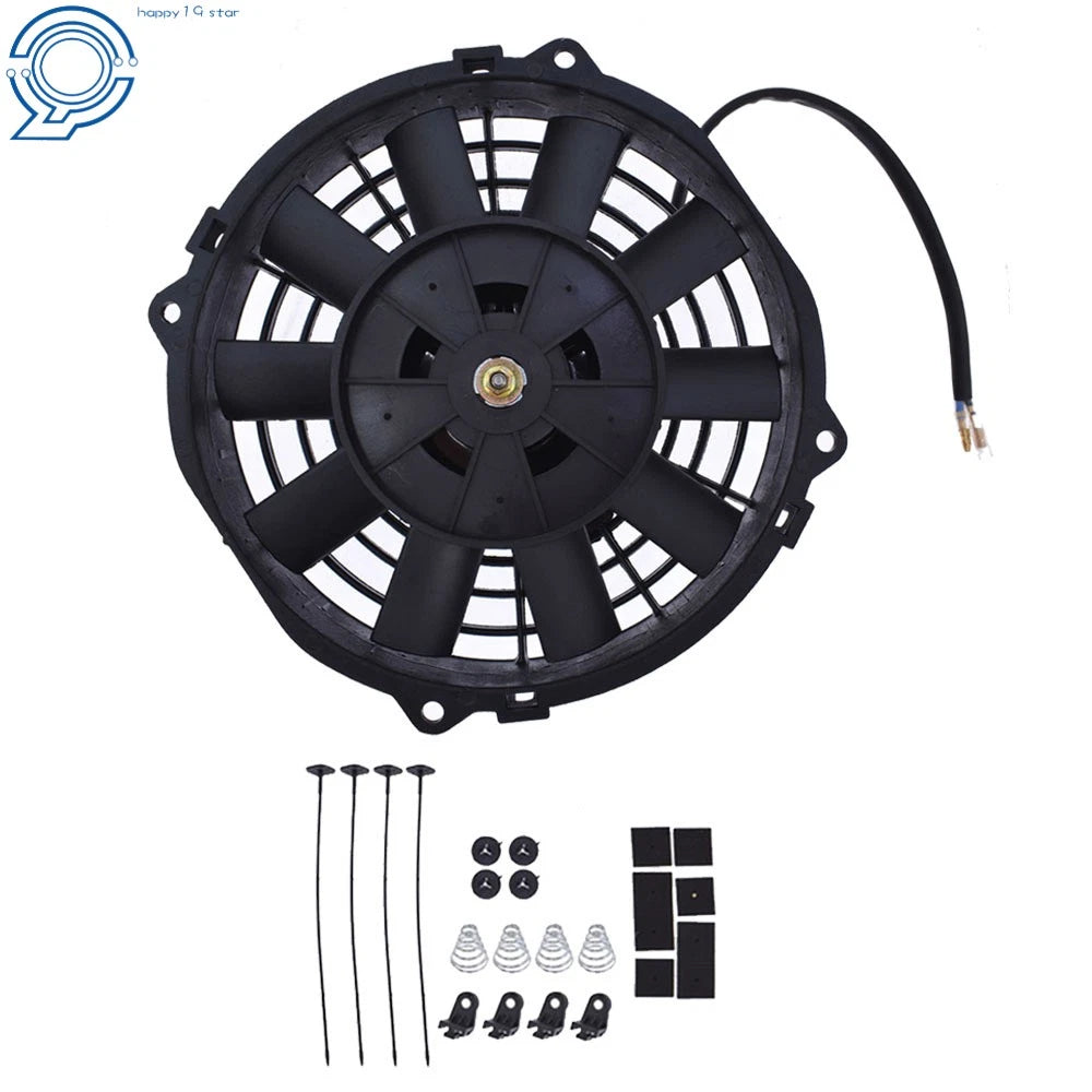 7" Electric Radiator Cooling Fan Mount Kit for Universal Fit (12V)