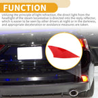 Rear Right Bumper Reflector for Lexus IS300 LUXURY 2018-2021 Red