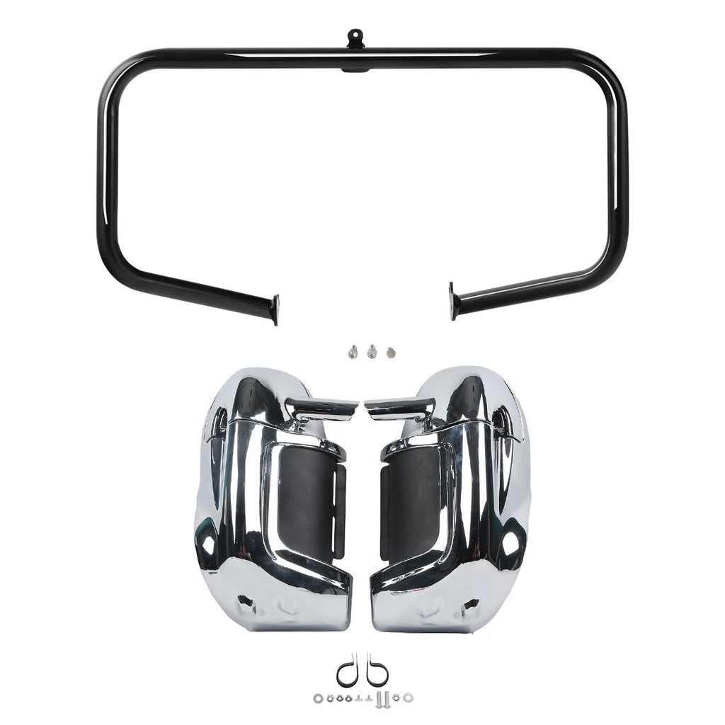 Lower Vented Fairings Engine Guard Crash Bar for Harley Road King (2009–2013)