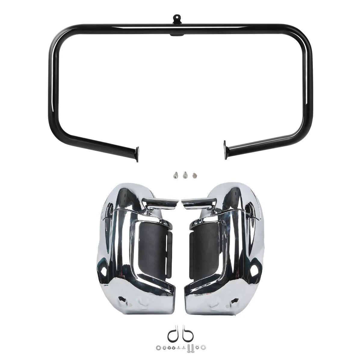 Lower Vented Fairings Engine Guard Crash Bar for Harley Road King (2009–2013)