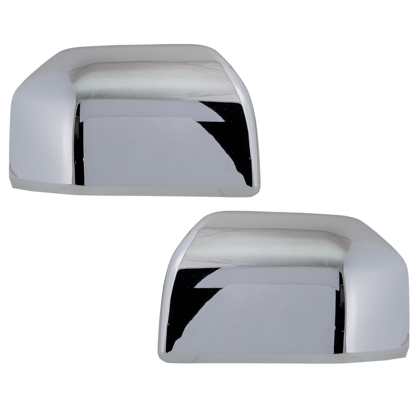 Set of 2 Mirror Covers for Ford F-150 (2015–2020) Chrome