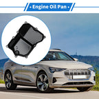 1 Pc Engine Oil Pan No. 265841/09M321361A for Audi Q3 (2015–2018) Steel Black