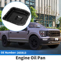 1 Pc Engine Oil Pan No.265813 for Ford F-150 (1994–2003) Iron Black