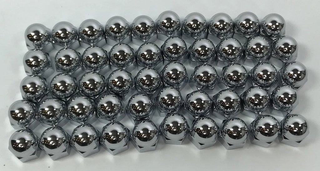 Chrome Acorn Nut Covers Full Set for Flathead Ford V8 (1932–1953)