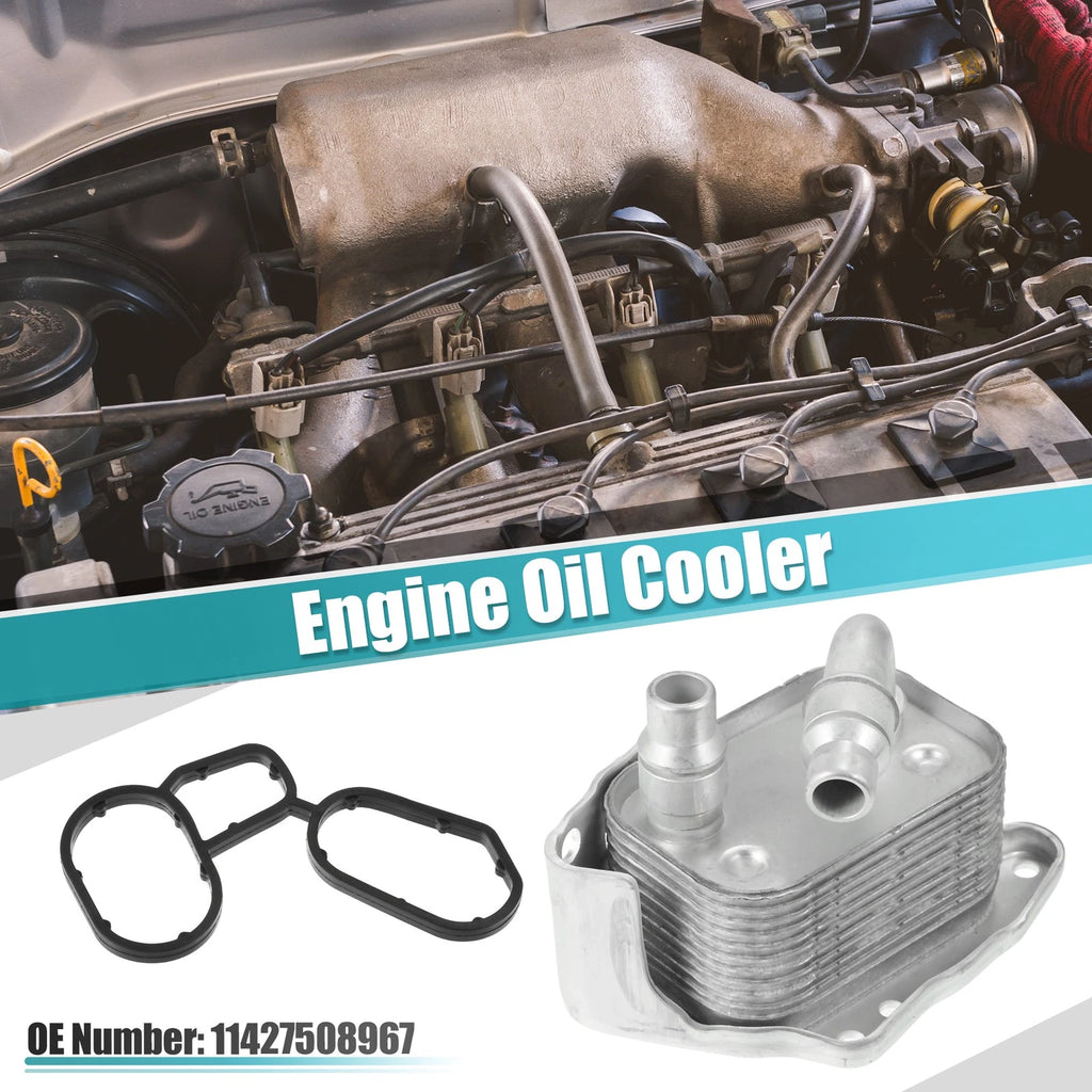 Engine Oil Cooler Housing with Gasket for BMW 120i 318i (2000–2023) 11427508967