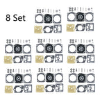 Set of 8 Carburetor Gasket Kits for Husqvarna K750 K760 Zama RB-177