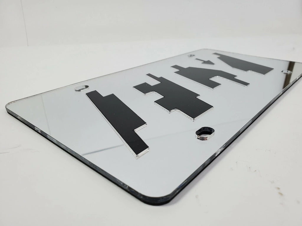 License Plate Frame Acrylic Emblem for Airplane Pilot RC Club (Universal)