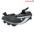 Headlight for Chrysler 200 (2015–2017) Halogen with LED DRL Chrome Trim