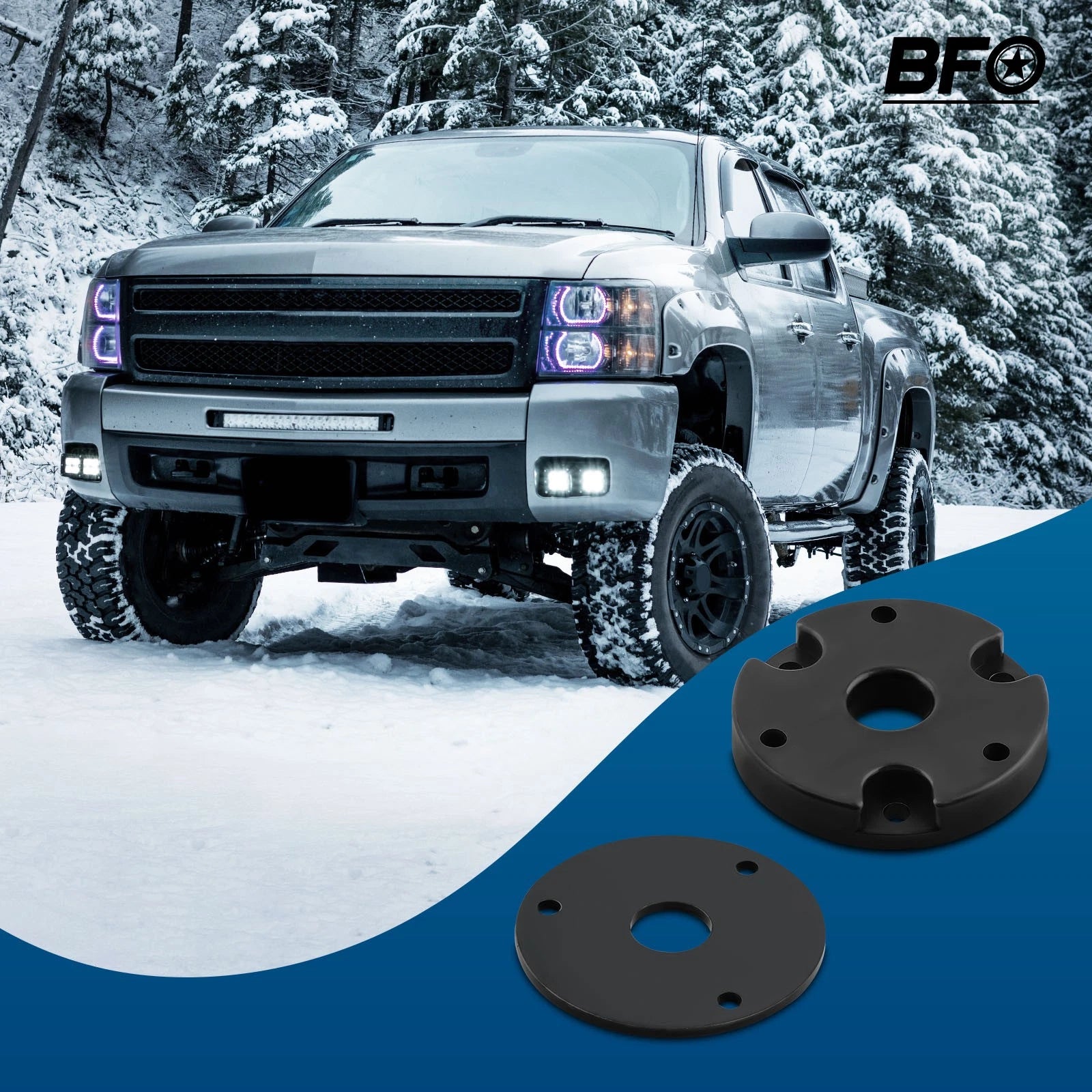 2" Front Leveling Lift Kit for Chevrolet Silverado 1500 (2019–2023)