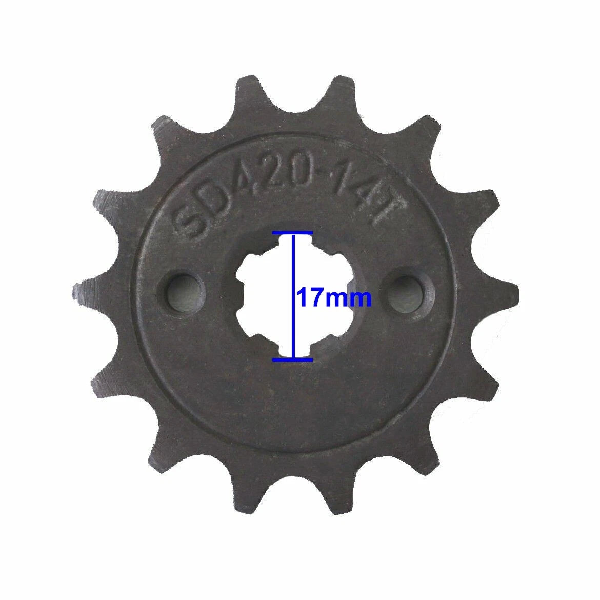 14T 17mm Front Sprocket Cog for 110cc 125cc Pit Trail Dirt Bike ATV