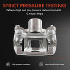 Rear Brake Caliper & Ceramic Brake Pad for Hyundai Sonata (2015)