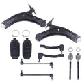 Suspension Kit for Nissan Rogue (2008–2013) - Front Lower Control Arms, Tie Rods